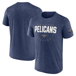 �A���u�����f�b�h �����Y �g�b�v�X T�V���c Unbranded Men's Heather Navy New Orleans Pelicans Block Practice Performance T-Shirt Nor Navy �l�C�r�[