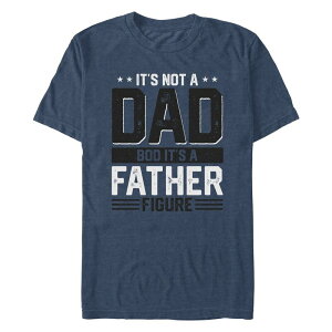 �A�j���L�����N�^�[ �����Y �g�b�v�X T�V���c �O���t�B�b�N Licensed Character Men's It's Not A Dad Bod It's A Father Figure Graphic Tee Navy Heather �w�U�[