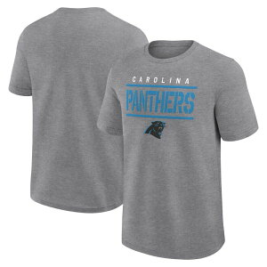 �t�@�i�e�B�N�X �����Y �g�b�v�X T�V���c �g�[�� Men's Fanatics Heather Gray Carolina Panthers Big & Tall Top Notch T-Shirt Pth Grey �O���[