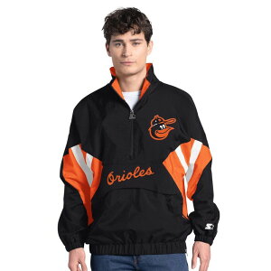 �X�^�[�^�[ �����Y �g�b�v�X T�V���c Men'starter Black Baltimore Orioles Cooperstown Chief Half-Zipullover Orl Black �u���b�N