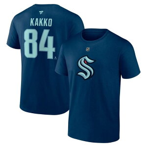 �t�@�i�e�B�N�X �����Y �g�b�v�X T�V���c Men's Fanatics Kaapo Kakko Deep Sea Blue Seattle Kraken Authentic Stack Name & Number T-Shirt Krk Navy �l�C�r�[
