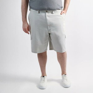 �n�K�[ �����Y �{�g���X �n�[�t�p���c�E�V���[�c �g�[�� �R�b�g�� Big & Tall Haggar Men's Cotton Cargo Short Stone �X�g�[��