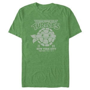 �A�j���L�����N�^�[ �����Y �g�b�v�X T�V���c �g�[�� �O���t�B�b�N Licensed Character Big & Tall Teenage Mutant Ninja Turtles Graphic Tee Kelly Heather �w�U�[