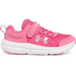 【送料無料】 アンダーアーマー レディース スニーカー シューズ Under Armour Assert 10 AC Paint Splatter Little Kids' Running Shoes Pink White Iridescent