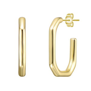 �A���u�����f�b�h ���f�B�[�X �A�N�Z�T���[ �s�A�X�E�C�������O Unbranded 3/4 Hexagonal Hoop Earrings Gold Tone �S�[���h