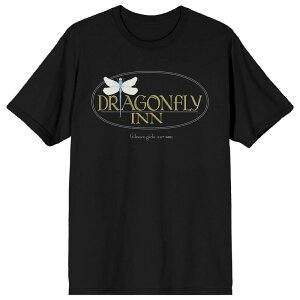 �A�j���L�����N�^�[ ���f�B�[�X �g�b�v�X T�V���c ���S �O���t�B�b�N Licensed Character Juniors' Gilmore Girls Dragonfly Inn Logo Graphic Tee Black �u���b�N