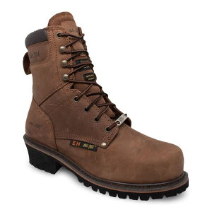 �A�h�e�b�N �����Y �V���[�Y �u�[�c�E���C���u�[�c T�V���c AdTec 9490 Men'super Logger Steel Toe Work Boots Brown �u���E��