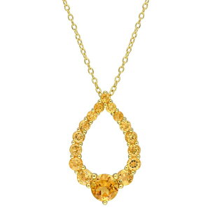 Xe O[X fB[X ANZT[ lbNXE`[J[Ey_ggbv Stella Grace 18k Gold Over Silver Madeira Citrine Honey Citrine & Citrine Graduated Teardropendant Necklace Gold Tone S[h