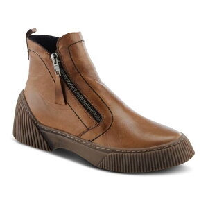 XvOXebv fB[X V[Y u[cECu[c AN U[ Spring Step Kelko Women's Leather Ankle Boots Camel L