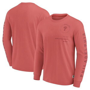 �t�@�i�e�B�N�X �����Y �g�b�v�X T�V���c Men's Fanatics Red Philadelphia Phillies Elements Future Ground Tonal Info Long Sleeve T-Shirt Phl Red ���b�h