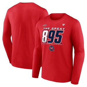 �t�@�i�e�B�N�X �����Y �g�b�v�X T�V���c �L���b�v Men's Fanatics Alexander Ovechkin Athletic Red Washington Capitals NHL All-Time Leadingoal Scorer The Great 895 Long Sleeve T-Shirt Cap Multi �}���`�J���[