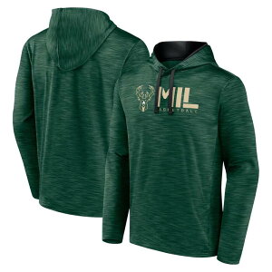 �A���u�����f�b�h �����Y �g�b�v�X T�V���c �p�[�J�[ Unbranded Men's Hunter Green Milwaukee Bucks Head Start Pullover Hoodie Buk Multi �}���`�J���[