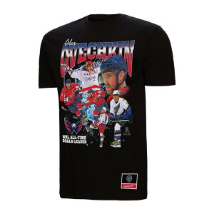 �~�b�`�F��&�l�X �����Y �g�b�v�X T�V���c �L���b�v �O���t�B�b�N Men's Mitchell & Ness Alexander Ovechkin Black Washington Capitals NHL All-Time Leadingoal Scorer Graphic T-Shirt Cap Black �u���b�N