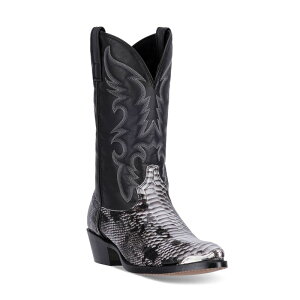 yz XPb`[Y Y u[cECu[c V[Y Laredo Monty Men's Cowboy Boots Black White