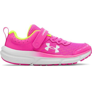 A_[A[}[ fB[X V[Y Xj[J[ Under Armour Preschool Assert 10 AC Kids' Running Shoes Rebel Pink Yellow sN