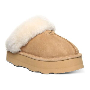 yz xApE fB[X T_ V[Y Bearpaw Loki Women's Slip-On Shearling Slippers Iced Coffee Solid