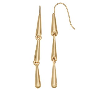 iCEFXg fB[X ANZT[ sAXECO Nine West Gold Tone Linear Wire Drop Earrings Gold Tone S[h