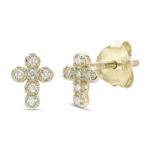 Gemminded fB[X ANZT[ sAXECO Gemminded 18k Gold Over Silver Lab-Grown Diamond Accent Earrings Gold Tone S[h