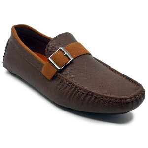 yz AJf~NX Y Xb|E[t@[ V[Y Akademiks Dover Men's Slip-On Shoes Brown