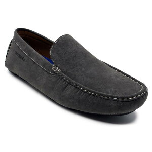 yz AJf~NX Y Xb|E[t@[ V[Y Akademiks Weston Men's Slip-On Loafers Gray