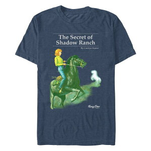 AjLN^[ Y gbvX TVc g[ OtBbN Licensed Character Big & Tall Nancy Drew The Secret Of The Shadow Ranch Graphic Tee Navy Heather wU[