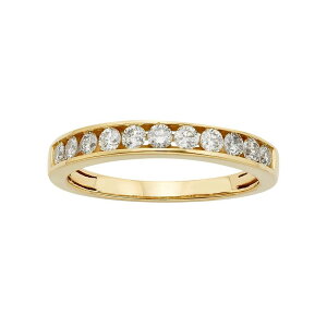 yz Aufbh fB[X O ANZT[ The Regal Collection IGL Certified Diamond Wedding Ring in 14k Gold (1/2 Carat T.W.) Yellow