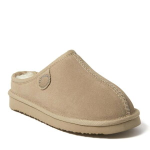 yz fBAtH[Y fB[X T_ V[Y Women's Fireside By Dearfoams Greta Wool-Lined Clog Slippers Sand