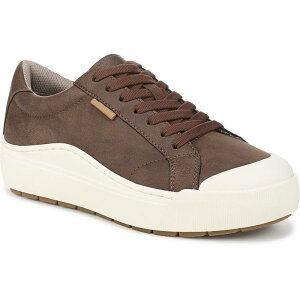 yz hN^[EV[ fB[X Xj[J[ V[Y Dr. Scholl's Time Off Women's Platform Sneakers Dark Brown