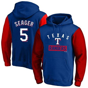 �v���t�@�C�� �����Y �g�b�v�X T�V���c �g�[�� �t���[�X �p�[�J�[ Men's Profile Corey Seageroyal Texas Rangers Big & Tall Name & Number Fleece Pullover Hoodie Rgr Blue �u���[