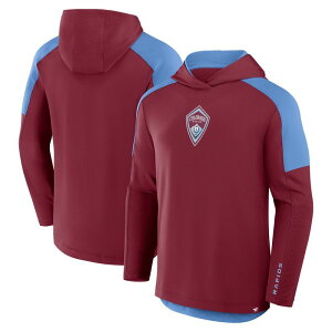 �t�@�i�e�B�N�X �����Y �g�b�v�X T�V���c �p�[�J�[ Men's Fanatics Burgundy Colorado Rapids Red Card Transitional Pullover Hoodie Cor Med Re ���b�h