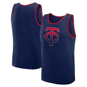 yz Aufbh Y TVc gbvX Men's Navy Minnesota Twins Unmatched Success Tank Top Twn Navy