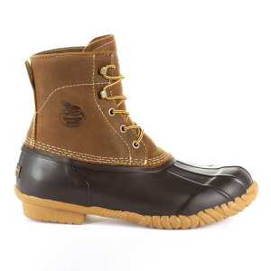 �W���[�W�A�u�[�c �����Y �V���[�Y �u�[�c�E���C���u�[�c Georgia Boots Marshland Men's Waterproof Duck Boots Black And Brown �u���b�N