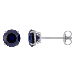 Xe O[X fB[X ANZT[ sAXECO Stella Grace 10k White Gold Lab-Created Sapphire Stud Earrings 10k White Gold zCg