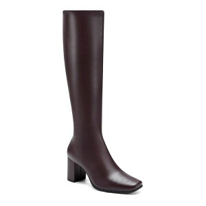 �G�A���\�[���Y ���f�B�[�X �V���[�Y �u�[�c�E���C���u�[�c �q�[�� Aerosoles Micah Women's Higheel Riding Boots Brown �u���E��