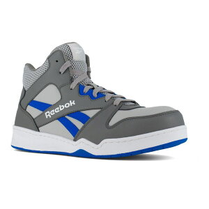 ���[�{�b�N �����Y �V���[�Y �X�j�[�J�[ Reebok Work Club MEMT Men's Composite Toe High Top Sneakers Gray �O���[