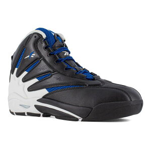 ���[�{�b�N �����Y �V���[�Y �X�j�[�J�[ Reebok Work Blast Men's Blue Accented Composite Toe Sneakers Black �u���b�N