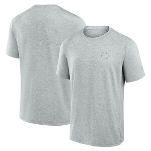 yz t@ieBNX Y TVc gbvX Men's Fanatics Gray Indianapolis Colts Front Office Tech T-Shirt Clt Grey