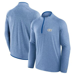 �y���������z �t�@�i�e�B�N�X �����Y T�V���c �g�b�v�X Men's Fanatics Royal Florida Gators Mock Neck Half-Zip Pullover Jacket Fld Blue