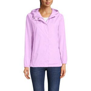 yz YGh fB[X WPbgEu] AE^[ Women's Lands' End Packable Water Resistant UPF 50 Windbreaker Jacket Wild Lilac