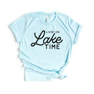 Simply Sage Market ���f�B�[�X �g�b�v�X T�V���c Simply Sage Market Livin' On Lake Time Short Sleeve Tee Ice Blue �u���[