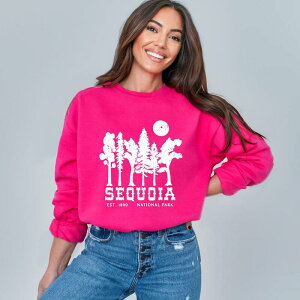 Simply Sage Market ���f�B�[�X �g�b�v�X T�V���c ���B���e�[�W �X�E�F�b�g Simply Sage Market Vintage Sequoia National Park Sweatshirt Raspberry �Z�[�W