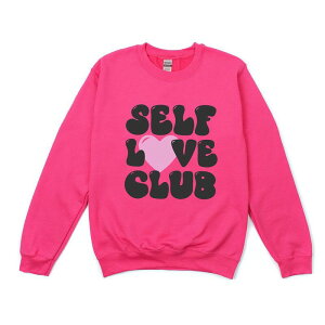 Simply Sage Market ���f�B�[�X �g�b�v�X T�V���c �X�E�F�b�g Simply Sage Market Self Love Club Sweatshirt Raspberry