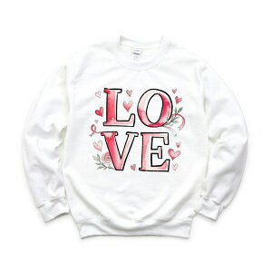 Simply Sage Market ���f�B�[�X �g�b�v�X T�V���c �X�E�F�b�g Simply Sage Market Love Ribbon Sweatshirt White �z���C�g