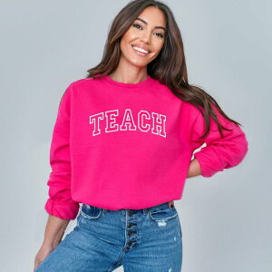 Simply Sage Market ���f�B�[�X �g�b�v�X T�V���c �X�E�F�b�g �h�J Simply Sage Market Embroidered Teach Sweatshirt Raspberry �Z�[�W