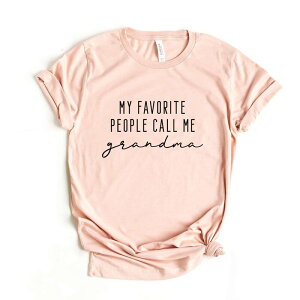 Simply Sage Market ���f�B�[�X �g�b�v�X T�V���c Simply Sage Market My Favorite People Call Me Grandma Short Sleeve Tee Blush �u���b�V��