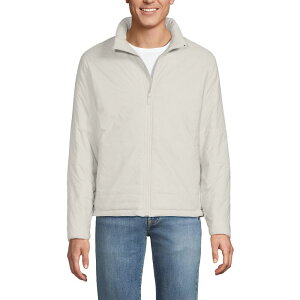 yz YGh Y WPbgEu] AE^[ Men's Lands' End Insulated Jacket Light Stone