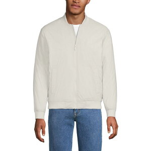 yz YGh Y WPbgEu] AE^[ Men's Lands' End Insulated Bomber Jacket Light Stone