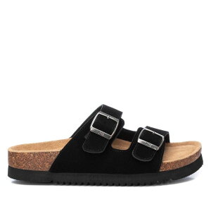 �L�V�^�C ���f�B�[�X �V���[�Y �T���_�� XTI Women's Flat Sandals 142552 Black �u���b�N