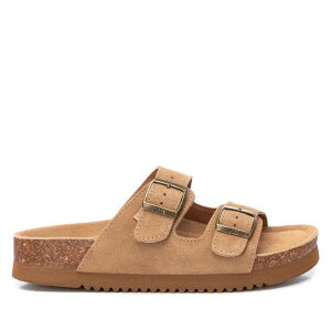 �L�V�^�C ���f�B�[�X �V���[�Y �T���_�� XTI Women's Flat Sandals 142552 Camel �L������