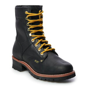 yz AhebN Y u[cECu[c V[Y AdTec 1439 Men's Water Resistant Logger Work Boots Black